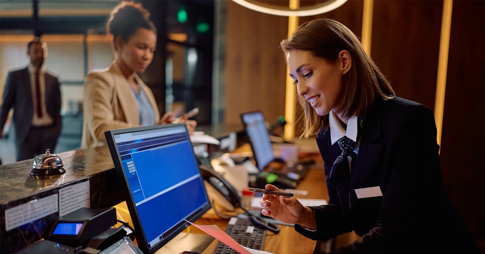 Página de reservas para pousadas